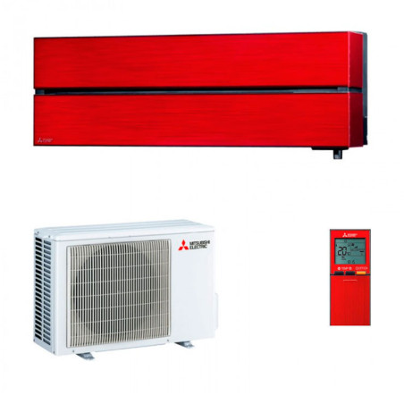 Mitsubishi Electric MSZ-LN25VGR – Energiezuinige Airco in Modern Rood voor 15-25 m²