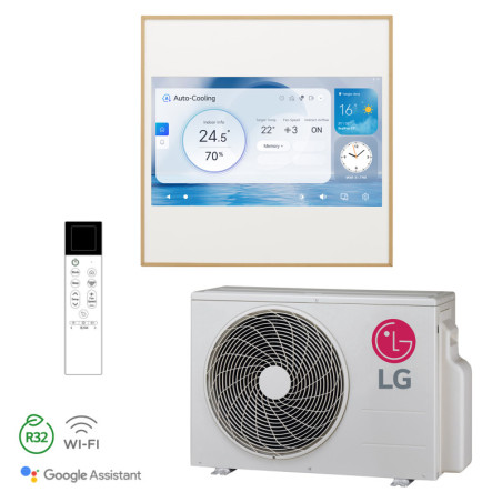 LG ARTCOOL Gallery Premium LCD A09GA2 – Stijlvolle Airco voor 25 m²